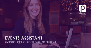 events assistant christchurch