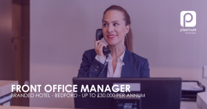 FRONT OFFICE MANAGER JOB