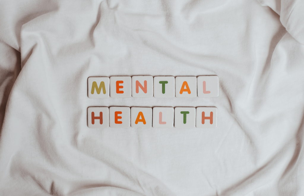 World Mental Health Day spelt out in scrabble letters