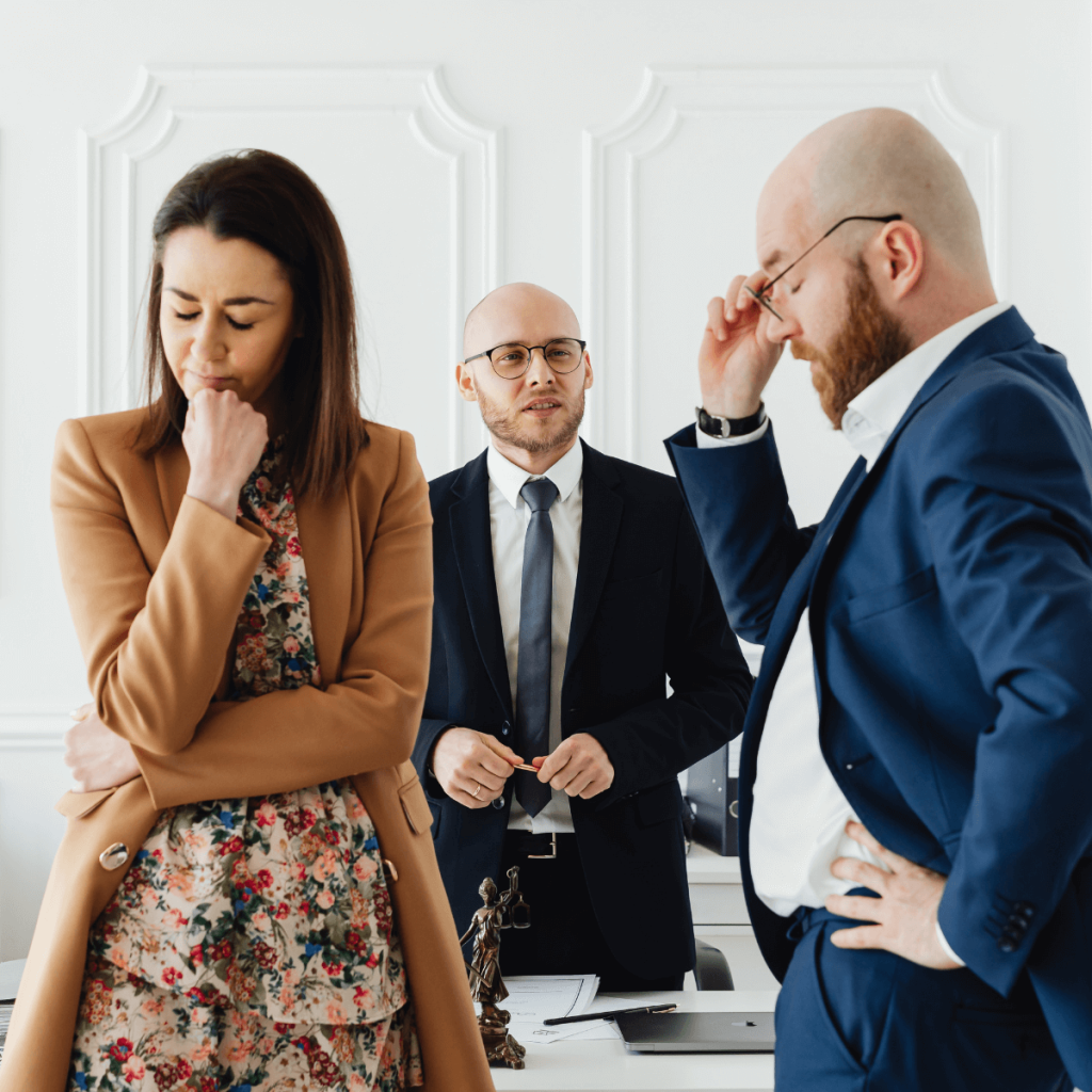 How to Handle Customer Complaints: Frustrated couple in a hospitality setting