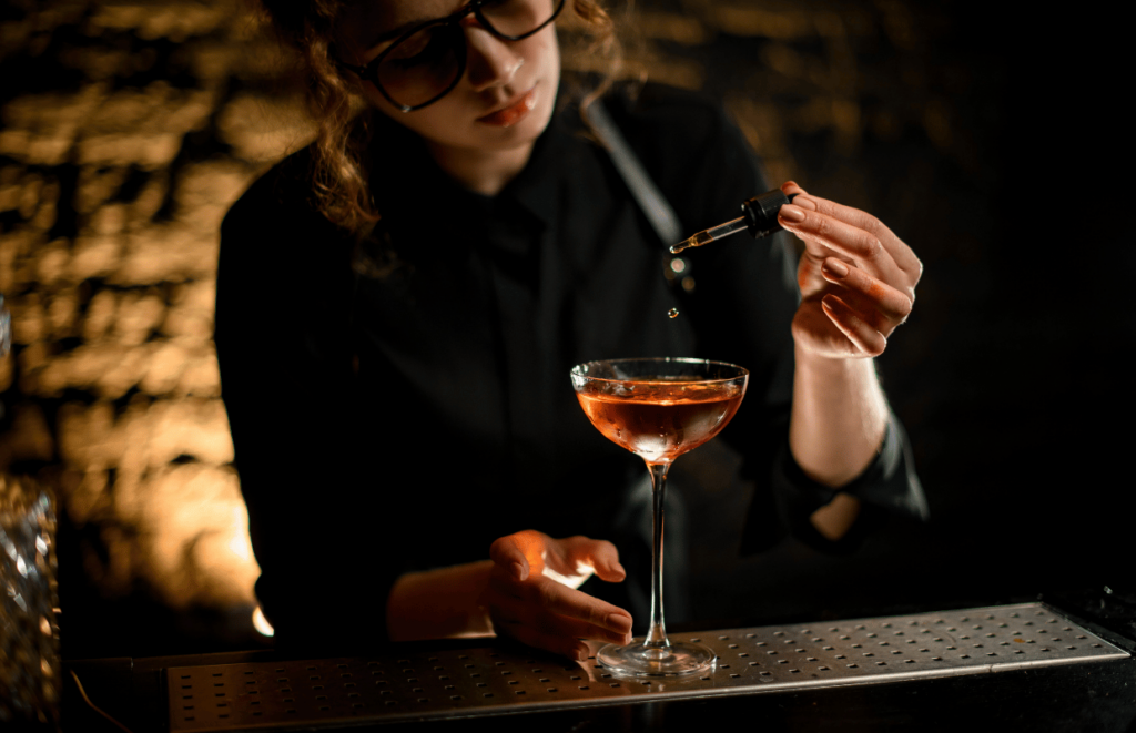 Executive Recruitment Agency: Sommelier making a cocktail