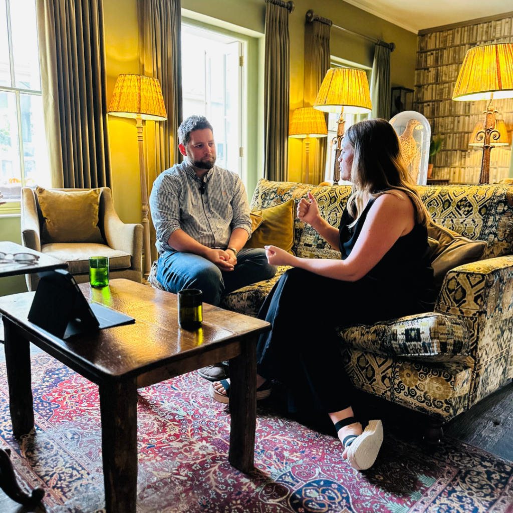 Interview with Guy Freedman at The Pig Hotel in Brockenhurst
